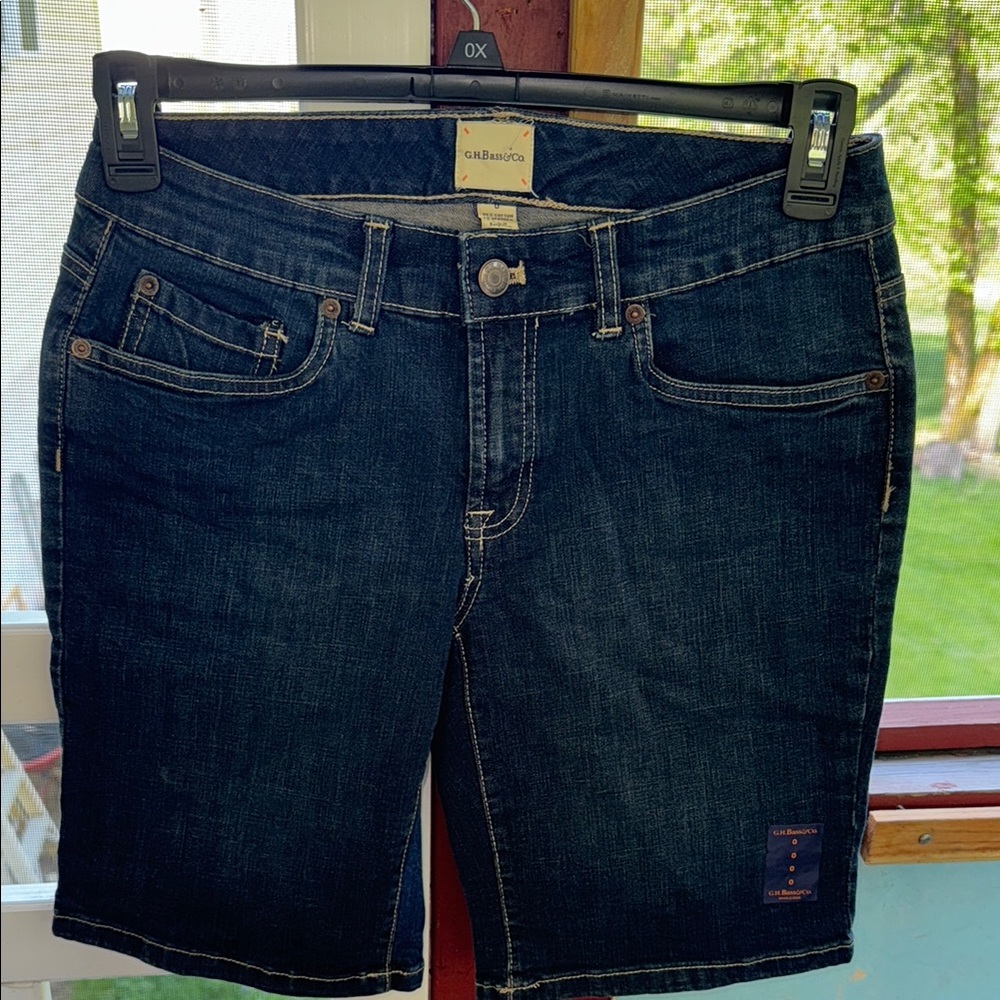 G.H. Bass & Co. Dark Blue Jean Shorts